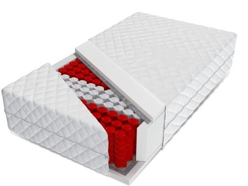 Materac 80x200 kieszeniowy 9 stref RUBIN 23cm