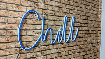 Неоновая светодиодная надпись Chill - ПРОИЗВОДИТЕЛЬ украшений