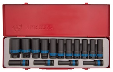 NASADKI UDAROWE DŁUGIE 1/2 10-32mm 6 kąt KING TONY