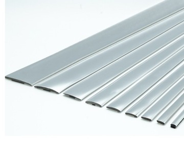 Лента декоративная хромированная 9мм 20м