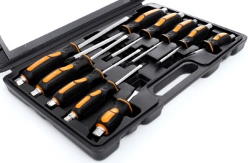 Отвертки перфорационные, отвертки слесарные, 10 шт.