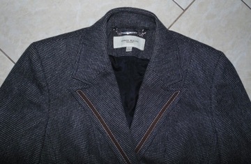 КУРТКА KAREN MILLEN M ИЗ ШЕРСТИ В РОЛИК