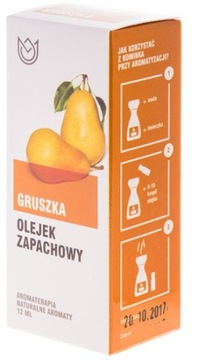Olejek zapachowy GRUSZKA 10ml AROMATERAPIA NATURALNE AROMATY