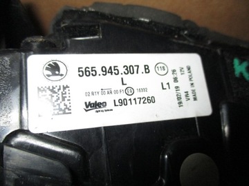 Фонарь заднего люка Skoda Kodiaq LED 565945307B