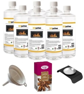 zestaw BIOPALIWO 7L bioetanol pojemnik do aromaterapii + olejek cynamon