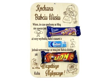 Dla Babci Dziadka Tabliczka Zabawna Dyplom Grawer