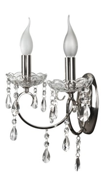 Kinkiet klasyczny Lampa ścienna kryształ Glamour