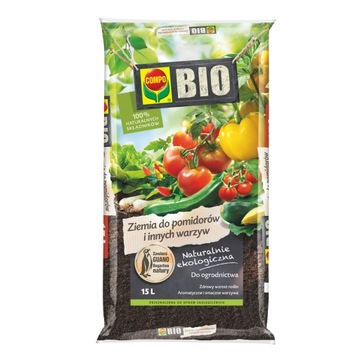 Compo Bio Грунт для томатов и других овощей 15 л.