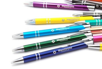 Długopisy reklama COSMO + Twój GRAWER LOGO x25szt