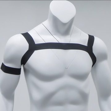 МУЖСКАЯ ЭЛАСТИЧНАЯ РЕМНЯ + НАРУЧНИК XL/XXL