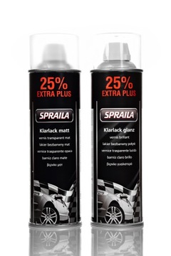 SPRAILA Lakier spray bezbarwny akrylowy MAT