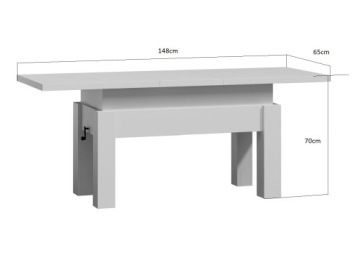 РАСШИРЯЕМЫЙ СТОЛ, ПОДЪЕМНЫЙ СТОЛ С ПОЛКОЙ, СТОЛ СТОЛ