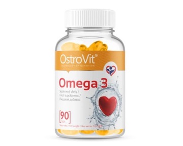 OSTROVIT OMEGA 3 90 kaps KWASY TŁUSZCZOWE WITAMINY
