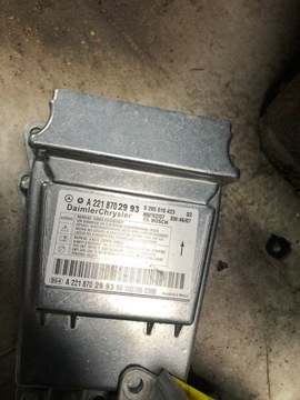 mercedes w221 w216 модуль датчика подушки безопасности разные нет