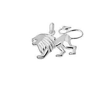 SREBRNY WISIOREK ZNAK ZODIAKU LEW SREBRO 925