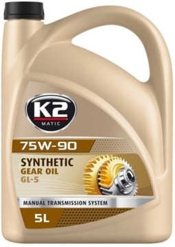 K2 MATIC OLEJ PRZEKŁADNIOWY GL5 75W90 5L