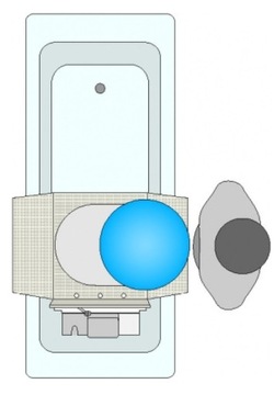 Передаточный диск COMFORT PLUS для подъемника ванны