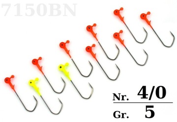 10 x DORSZ JIG SKOCZEK VMC BARBARIAN BN Nr.4/0-5gr
