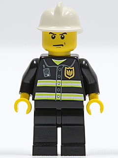 2007 - Fireman - Strażak (cty0044) - LEGO City