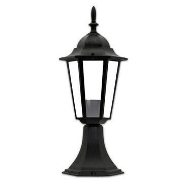 Lampa ogrodowa stojąca 42cm1 x E27 czarna niska