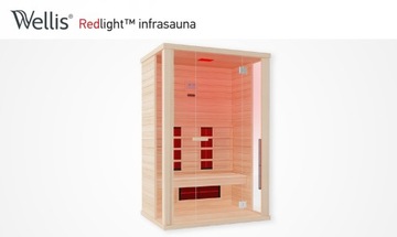 ИНФРАКРАСНАЯ САУНА для 2 человек Redlight Wellis технология SOLARIS