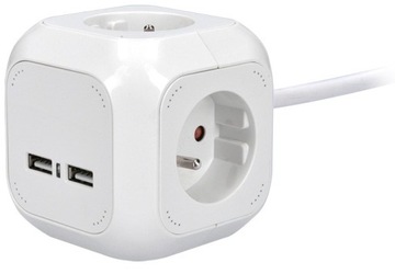 УДЛИНИТЕЛЬ MAGIC CUBE РАЗДЕЛИТЕЛЬ С USB-КАБЕЛЕМ