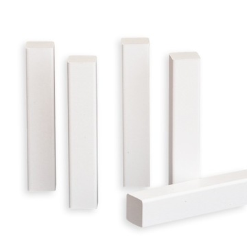 Плинтус МДФ 6 БЕЛЫЙ, ФРЕЗЕРОВАННЫЙ плинтус