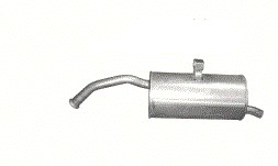 Tłumik końcowy Toyota Starlet poj.1,3 96-99r.