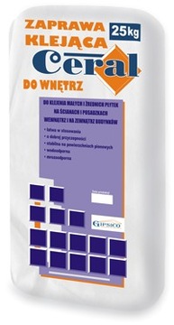 ZAPRAWA KLEJĄCA CERAL DO WNĘTRZ 25kg