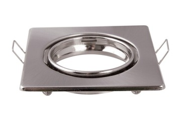 НАБОР из 6 светодиодных галогенных САТИНОВЫХ КВАДРАТНЫХ СВЕТИЛЬНИКОВ мощностью 5 Вт