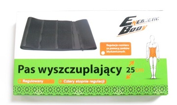 Pas wyszczuplający fitness neopre zamek 25cm Energ