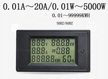 Измеритель мощности - измеритель напряжения и тока ваттметр переменного тока