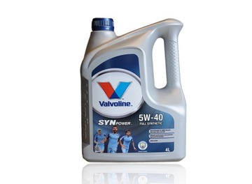 OLEJ VALVOLINE SYNPOWER 5W40 5W-40 4L