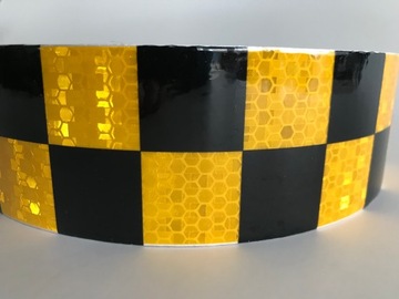 СВЕТООТРАЖАЮЩАЯ ЛЕНТА СОТОВАЯ ЖЕЛТАЯ ШЕФОВАЯ ДОСКА
