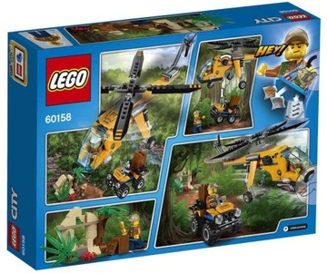 LEGO CITY 60158 Транспортный вертолет для джунглей