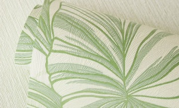 ВИНИЛОВЫЕ ОБОИ ПАЛЬМОВЫЕ ЛИСТЬЯ ПРИРОДА ХИТ