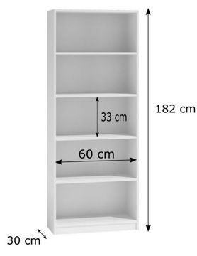 КНИЖНЫЙ ШКАФ 60 СМ ШКАФ-ПЕРЕХОДНИКИ ДЛЯ КНИГ ДУБ ARTISAN