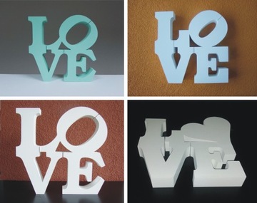 Love 3D декоративная надпись в сочетании с 25x25 см.
