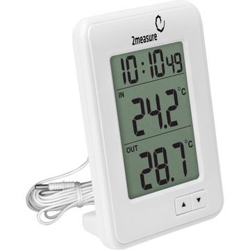 ELEKTRONICZNY TERMOMETR Z SONDĄ ZEGAR 170614