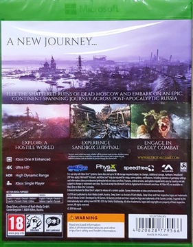 XONE METRO EXODUS + DLC METRO *2033* REDUX PL