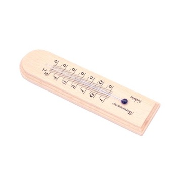 TERMOMETR POKOJOWY DREWNIANY 15CM