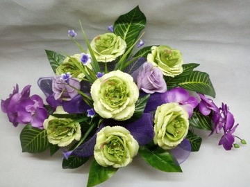 Могильные цветы БУКЕТНЫЙ НАБОР ИСКУССТВЕННАЯ КОМПОЗИЦИЯ!