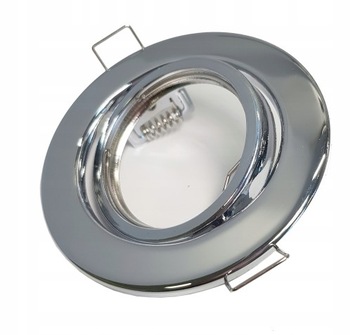 ГАЛОГЕННЫЕ СВЕТОДИОДНЫЕ ПОДВИЖНЫЕ ХРОМИРОВАННЫЕ ОСВЕЩЕНИЯ + РОЗЕТКА GU10