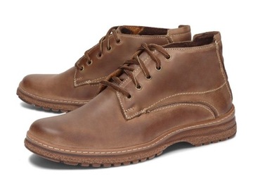 BUTY OCIEPLONE POLSKIE SKÓRA TRAPER 417 CZ 41