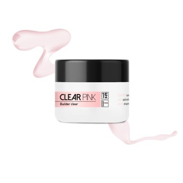 ŻEL BUDUJĄCY do paznokci Simple Shape Clear Pink Mistero Milano 15g 2023/15