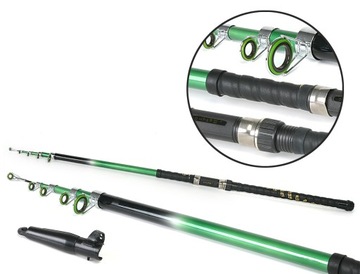KUSHIRO MEMPHIS mocna tele 3m --20-40g duże przelotki spławik ,grunt.