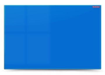 TABLICA SZKLANA MAGNETYCZNA 80X60 CM NIEBIESKA
