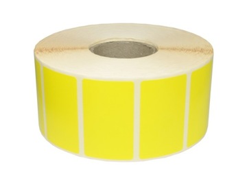 ETYKIETY TERMICZNE 100x35 2000 SZT Żółte