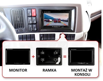 МОНИТОР 7 ДЮЙМОВ, 2X КАМЕРА ЗАДНЕГО НАПРАВЛЕНИЯ, WIFI АВТОБУС, TIR LED, НОЧНОЙ РЕЖИМ, РАССТОЯНИЕ ДО 30 МЕТРОВ