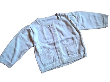 Bolerko St.Bernard kieszonki 6-9m 74 chrzest